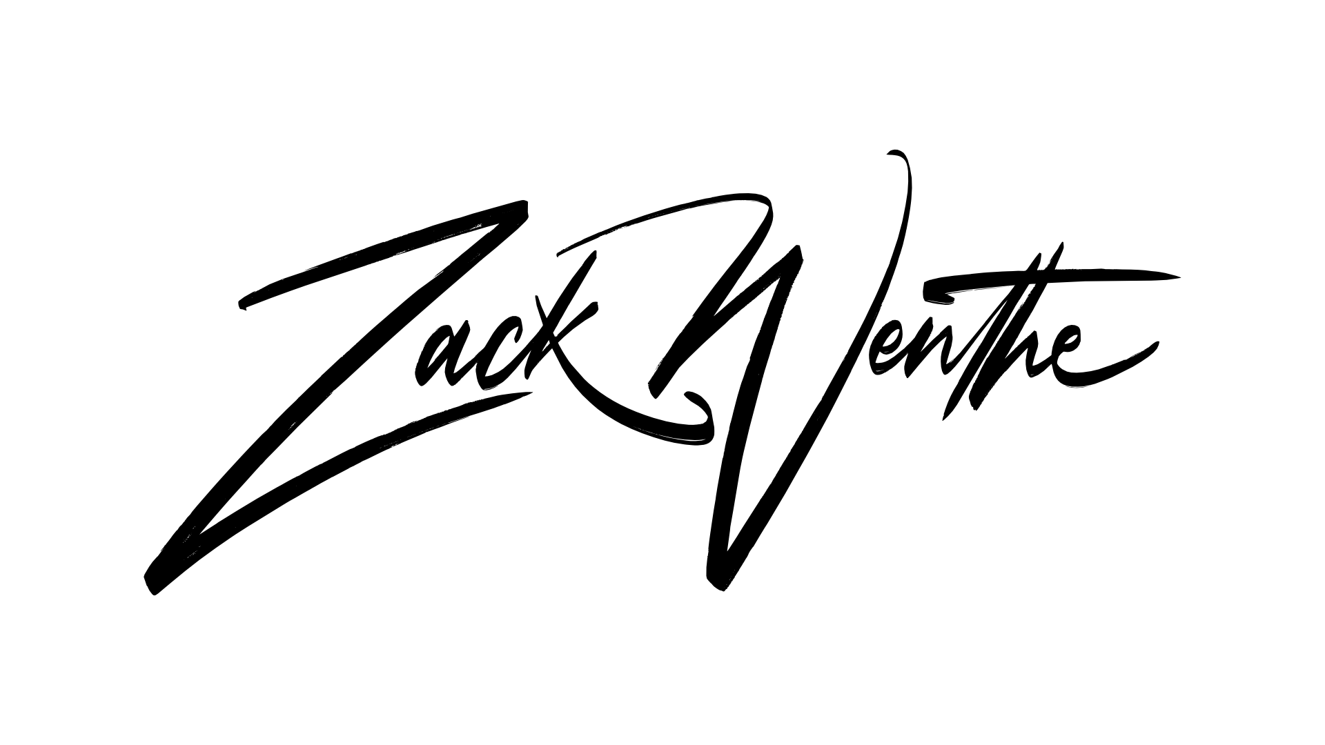 Signed, Zack Wenthe